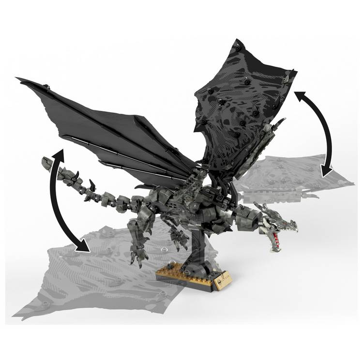 MEGA Skyrim Alduin the World Eater building kit 619-piece, imported from the UK
