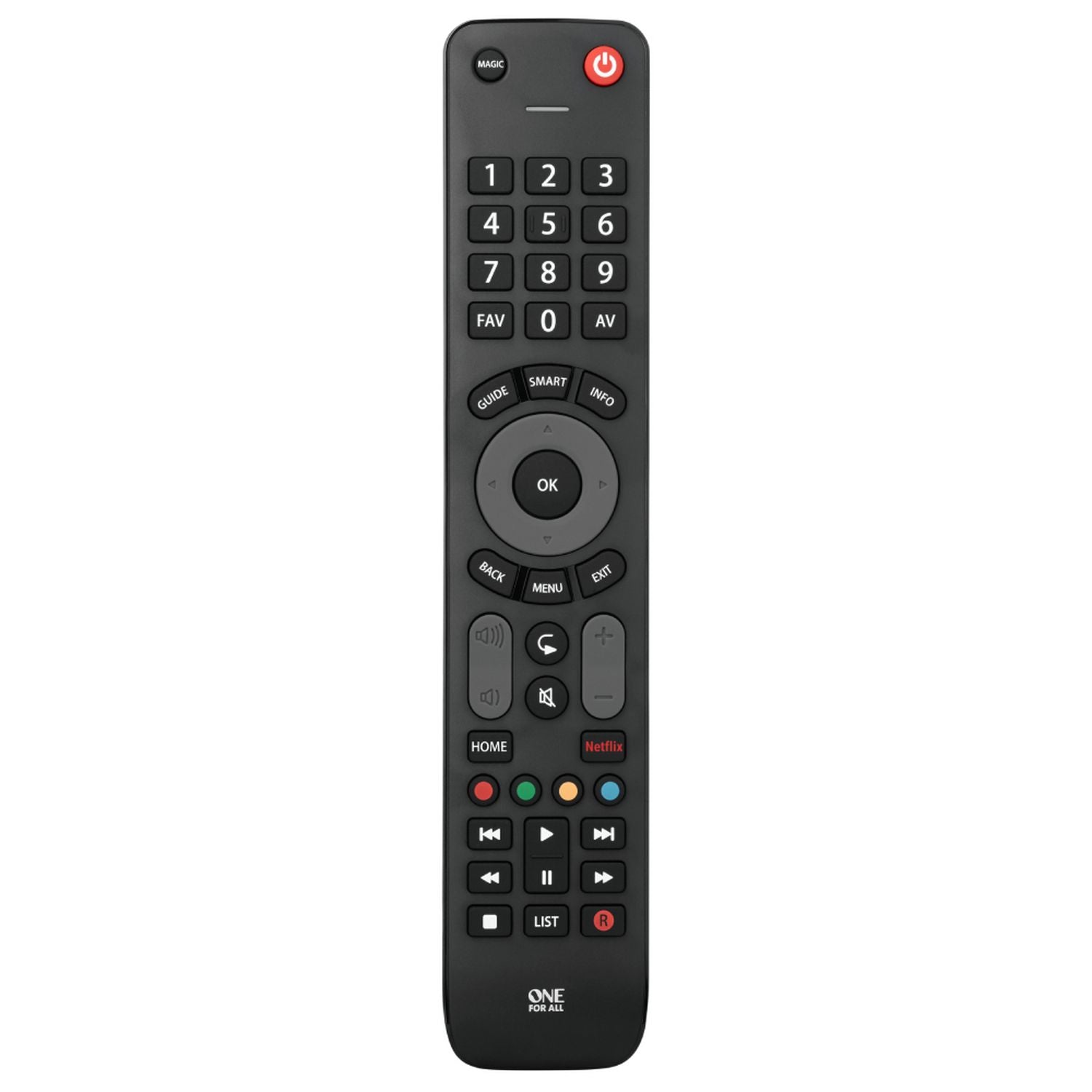 One For All Evolve universal remote, imported from the UK