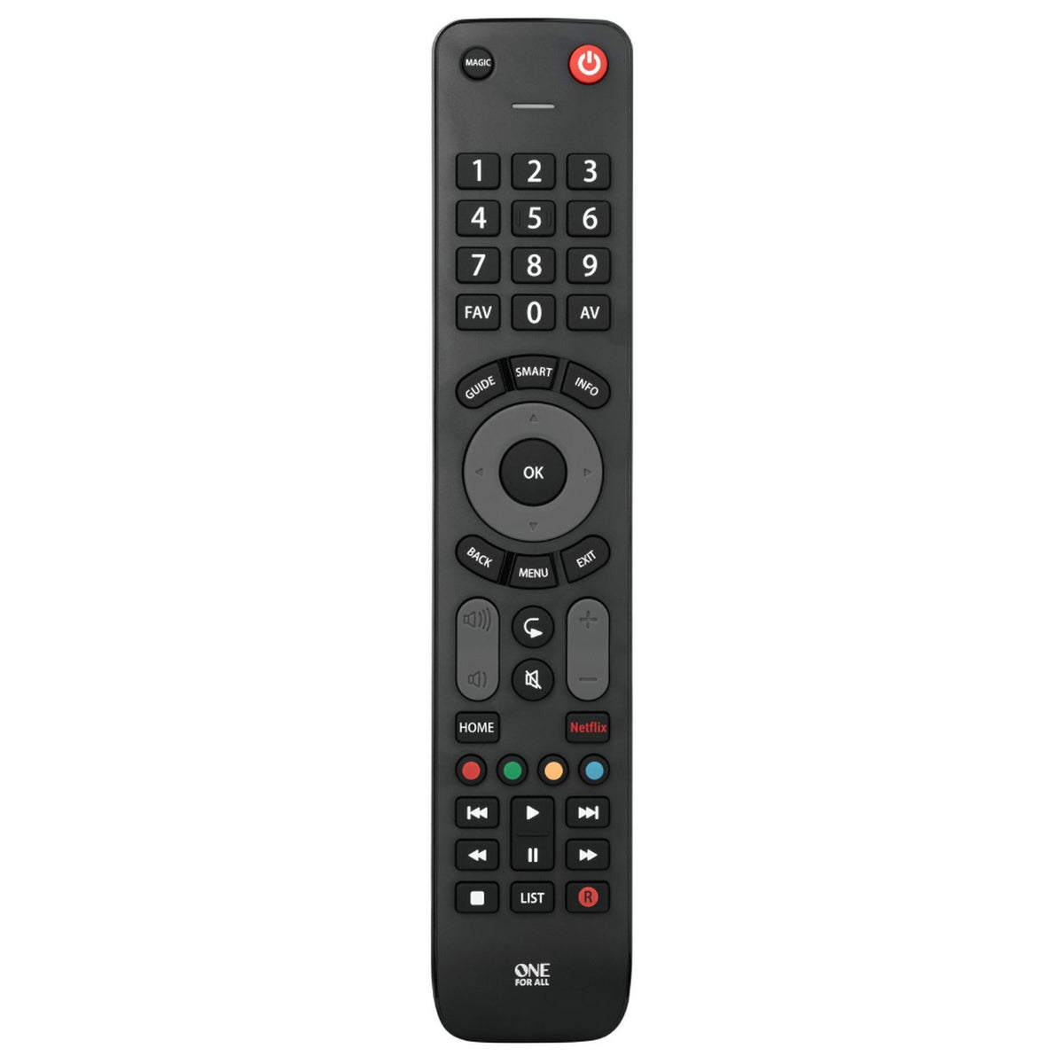 One For All Evolve universal remote, imported from the UK