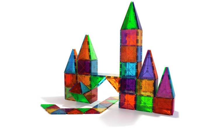 Magna-Tiles Clear 100 Pieces Set Magnetic Toy