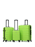 Flight Knight Orange/Black Hardcase Suitcase Set - 3 Piece (Cabin, Medium, Large)