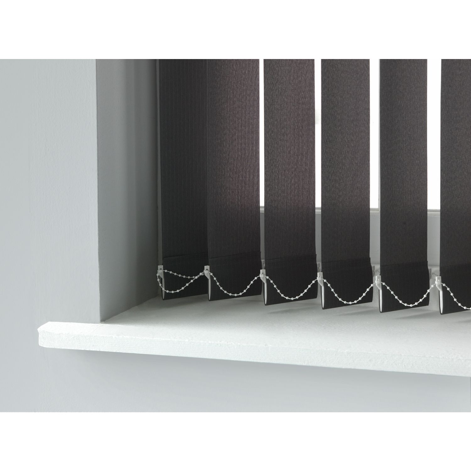 Argos Home Grey Vertical Blind - 90cm