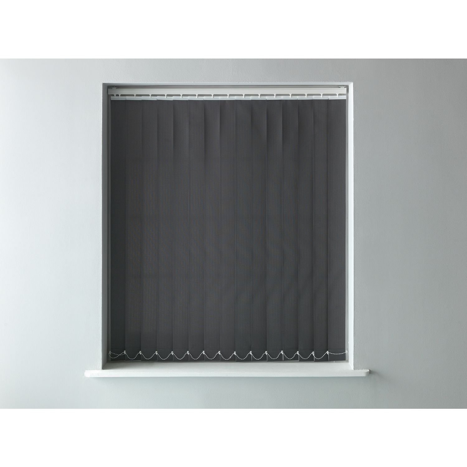 Argos Home Grey Vertical Blind - 90cm