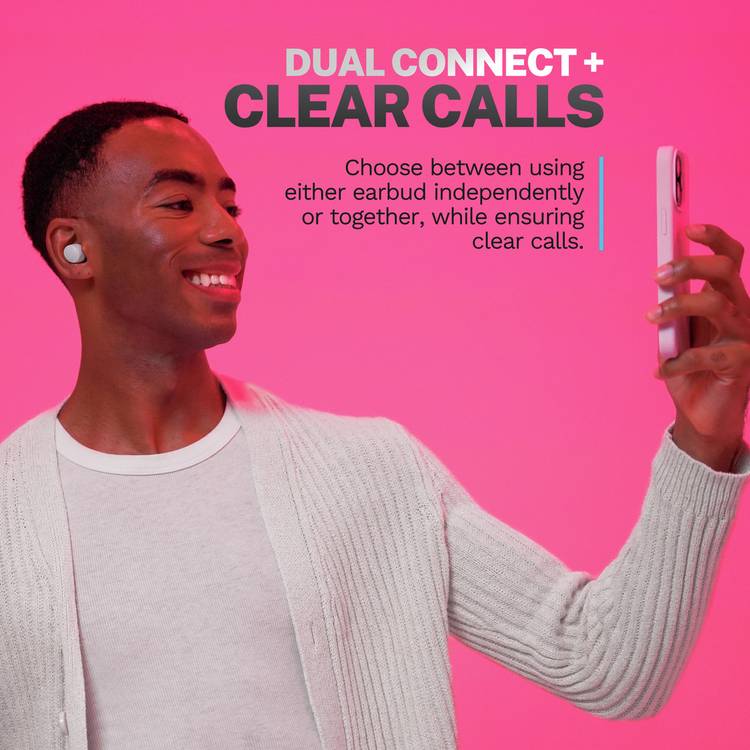 JLab true wireless earbuds GO Air Pop white (British brand)