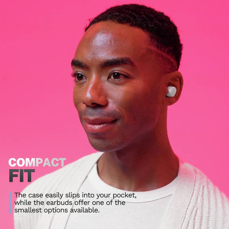 JLab true wireless earbuds GO Air Pop white (British brand)