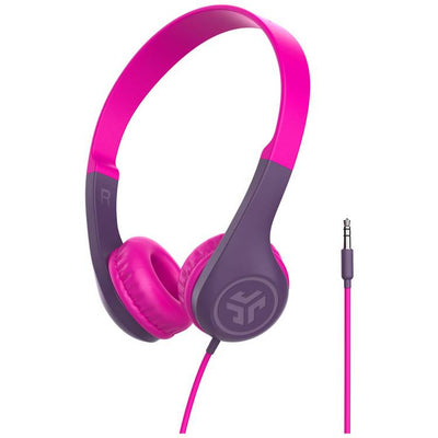 Argos JLab JBuddies Pop Kids Wired On-Ear Headphones - Pink- Buy online at McGrocer