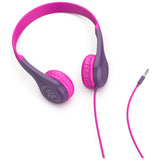 JLab JBuddies Pop kids wired on-ear headphones pink (British brand)