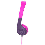 JLab JBuddies Pop kids wired on-ear headphones pink (British brand)