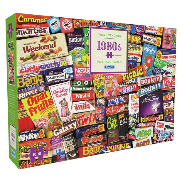 Jigsaw puzzle Memories of the 1980s 1000 pieces 68x49cm (British brand)