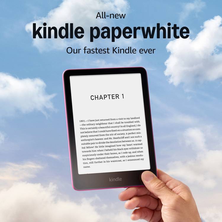 Amazon Kindle Paperwhite 2024 7-inch e-reader Pink, UK version