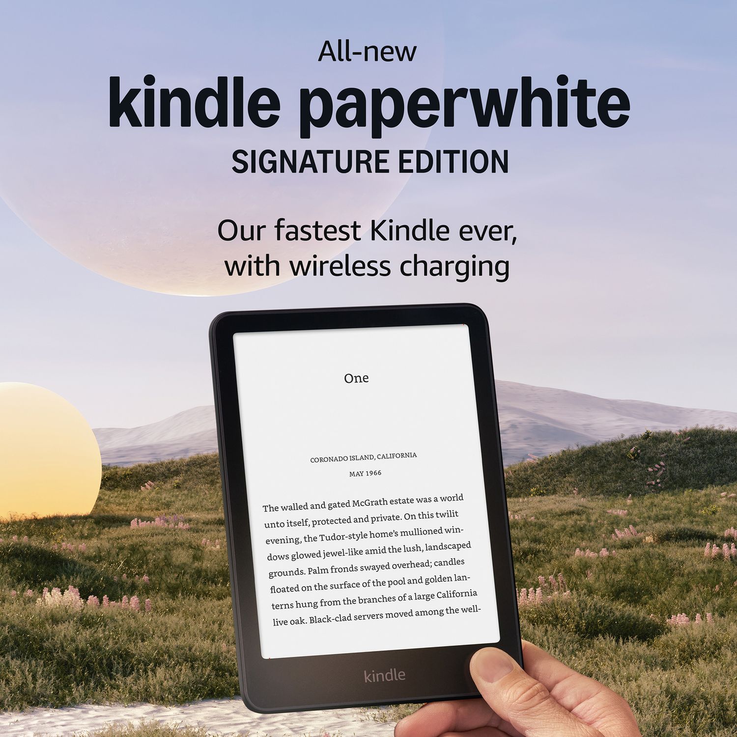 Amazon Kindle Paperwhite Signature Edition e-reader 7-inch 32GB, imported from the UK