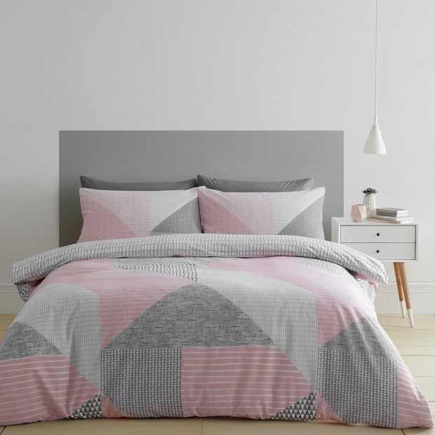 Catherine Lansfield Larsson Geo bedding set single - British product