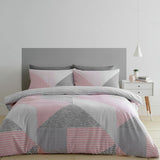 Catherine Lansfield Larsson Geo bedding set single - British product
