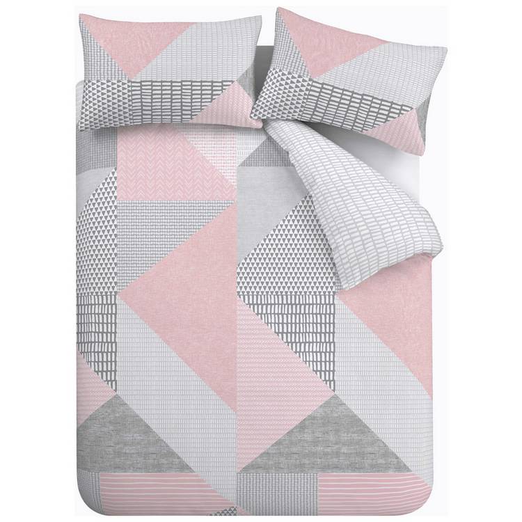 Catherine Lansfield Larsson Geo bedding set single - British product