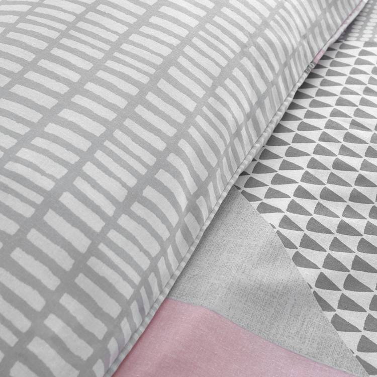 Catherine Lansfield Larsson Geo bedding set single - British product