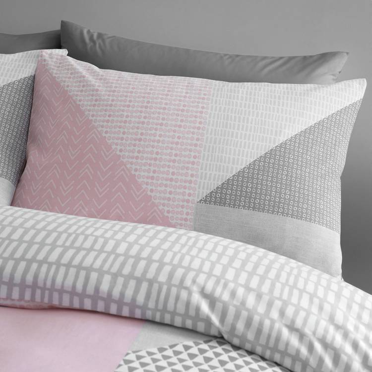 Catherine Lansfield Larsson Geo bedding set single - British product