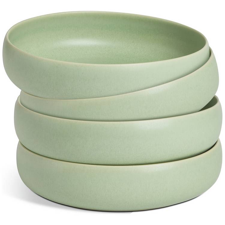 Habitat green reactive stoneware pasta bowls set of 4, UK version