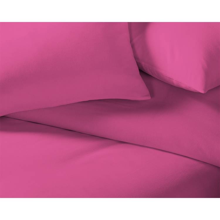 Habitat bedding set plain cerise single, imported from the UK
