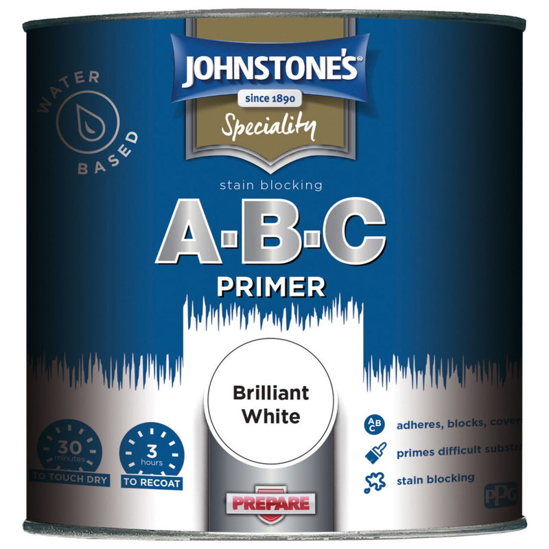 Johnstone's primer sealer Brilliant White 1L - British product