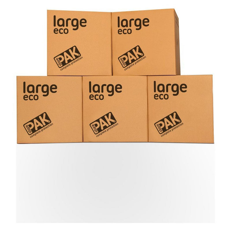 StorePAK large eco cardboard storage boxes set of 5, imported from the UK