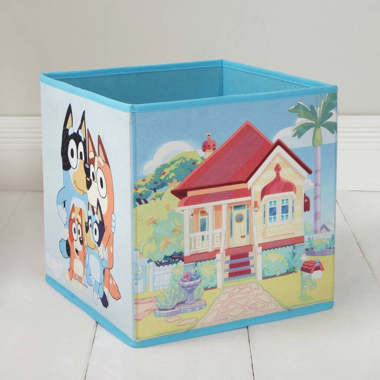 Bluey blue storage cubes pack of 2 (British brand)