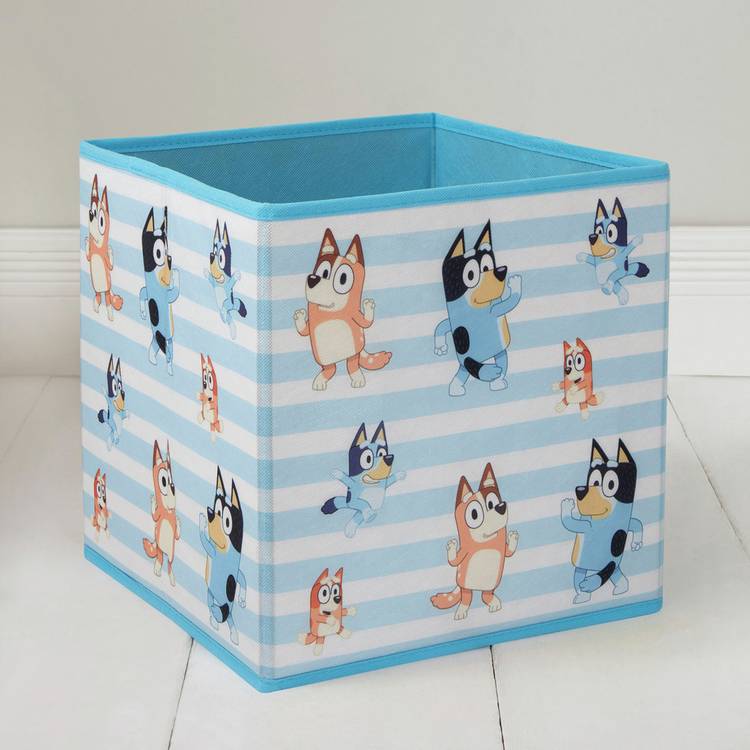 Bluey blue storage cubes pack of 2 (British brand)