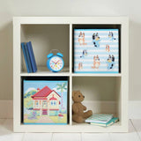 Bluey blue storage cubes pack of 2 (British brand)
