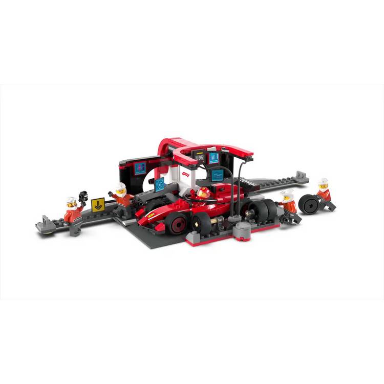 LEGO City F1 pit stop Ferrari car 322 pieces, imported from the UK