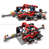 LEGO City F1 pit stop Ferrari car 322 pieces, imported from the UK