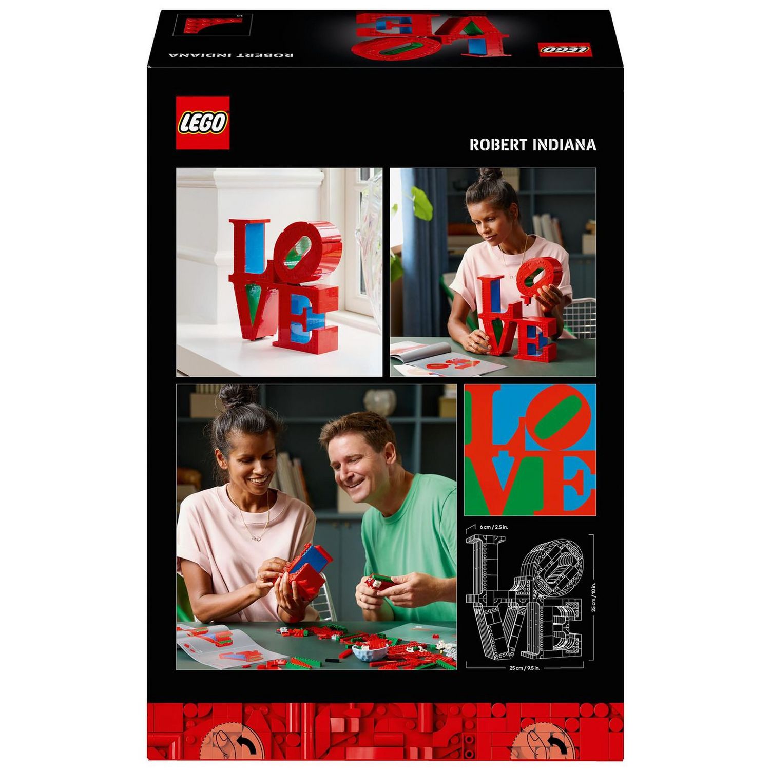 LEGO Art LOVE building set 791 pieces, UK version