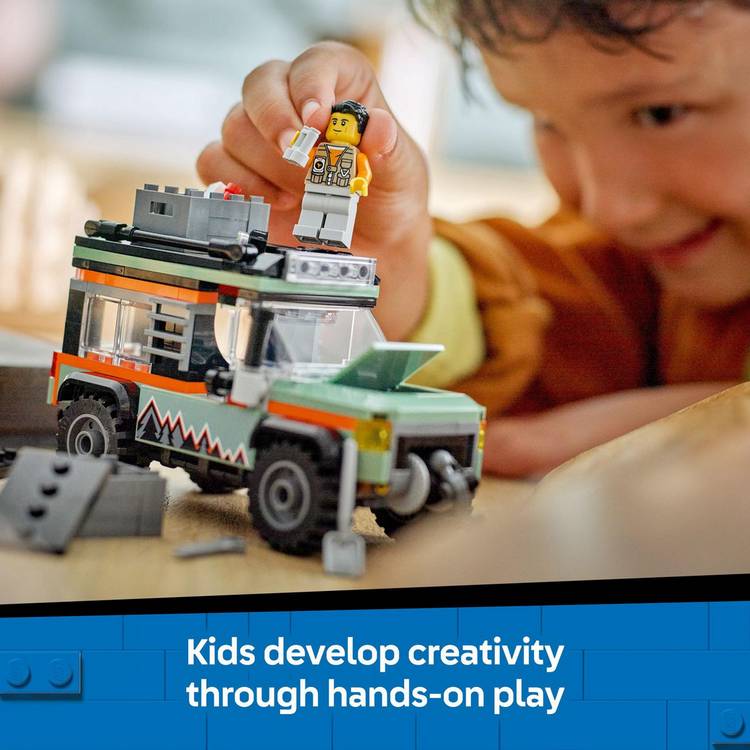 LEGO City Off-Road 4x4 Mountain Truck building toy set (British brand)