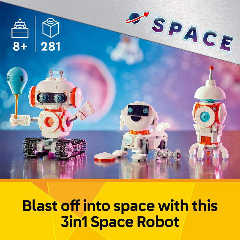 LEGO Creator 3in1 Space Robot building set - British product