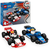 LEGO City F1 Williams and Haas race cars set (British brand)