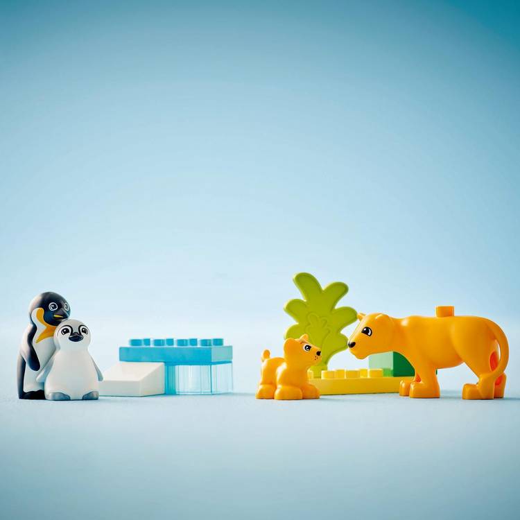 LEGO DUPLO penguin lion building set, imported from the UK