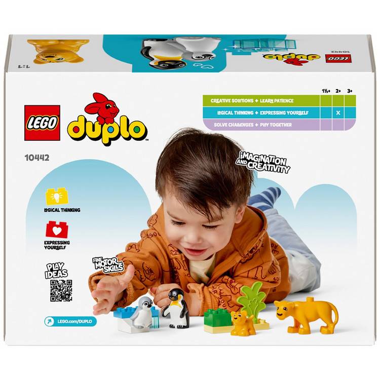 LEGO DUPLO penguin lion building set, imported from the UK