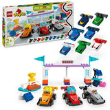 LEGO DUPLO F1 race car building toy set 70 pieces, imported from the UK