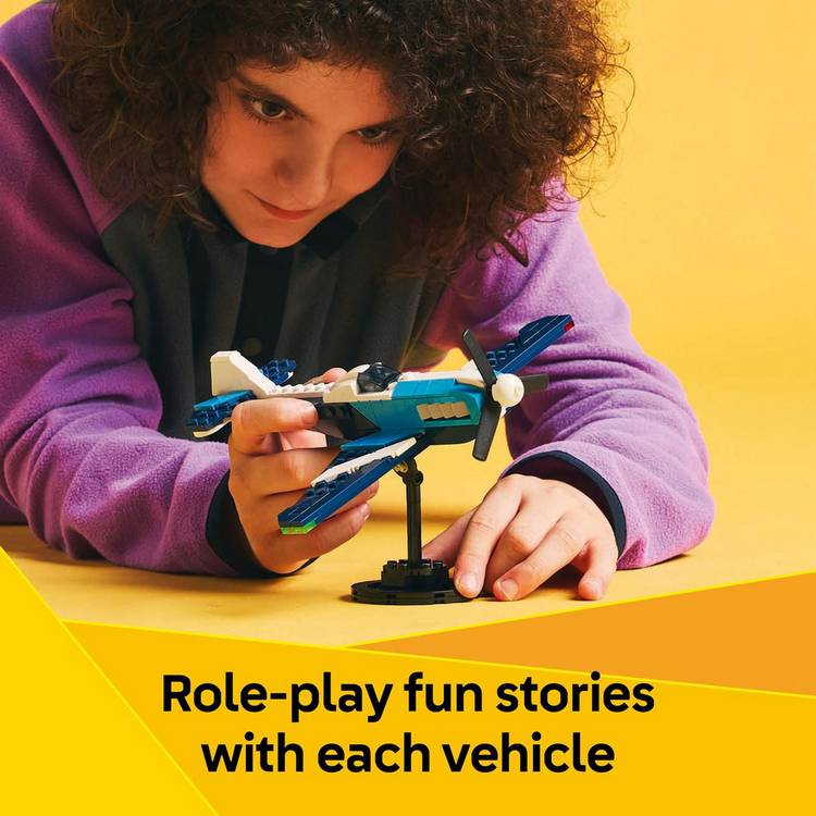 LEGO Creator 3in1 race plane toy 178 pieces (British brand)