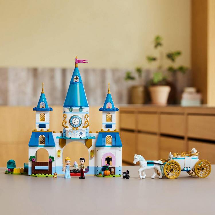 LEGO Disney Princess Cinderella Castle horse carriage playset - British product