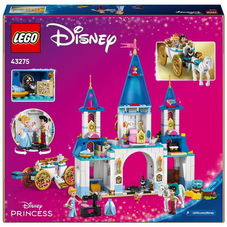 LEGO Disney Princess Cinderella Castle horse carriage playset - British product