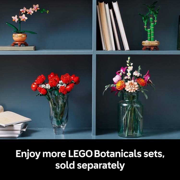 LEGO Pretty Pink Flower Bouquet building set 749 pieces, UK version