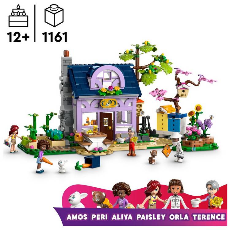 LEGO Friends Beekeepers' House and Flower Garden set 42669, UK version