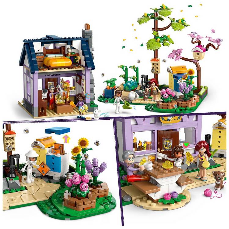 LEGO Friends Beekeepers' House and Flower Garden set 42669, UK version