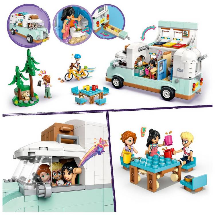 LEGO Friends camper van building set 778 pieces - British product