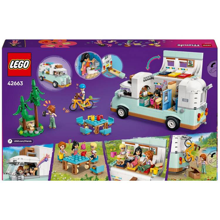 LEGO Friends camper van building set 778 pieces - British product