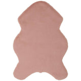 Hbaitat blush faux fur shaggy rug 60x90cm, imported from the UK