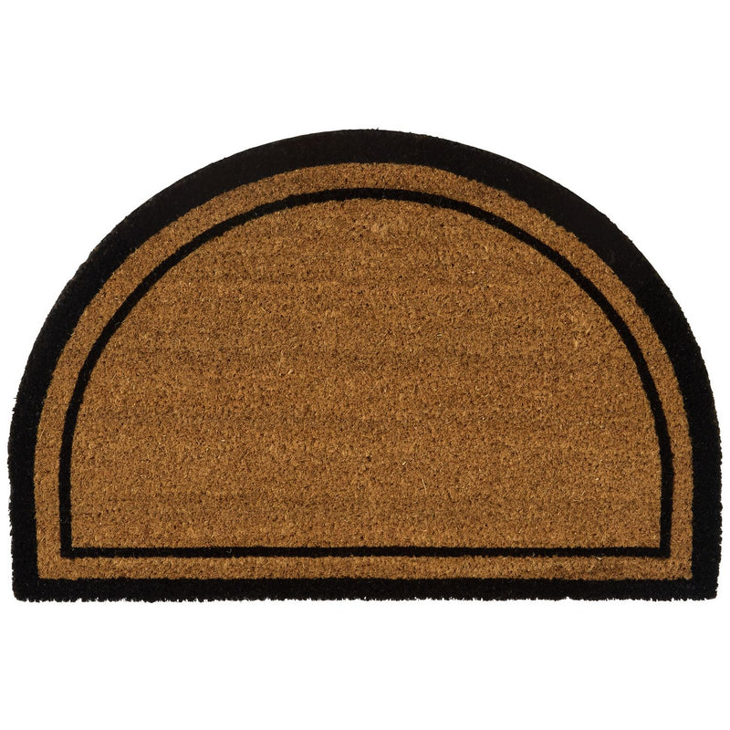 Argos Home half moon coir doormat 40x60cm, imported from the UK