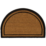 Argos Home half moon coir doormat 40x60cm, imported from the UK