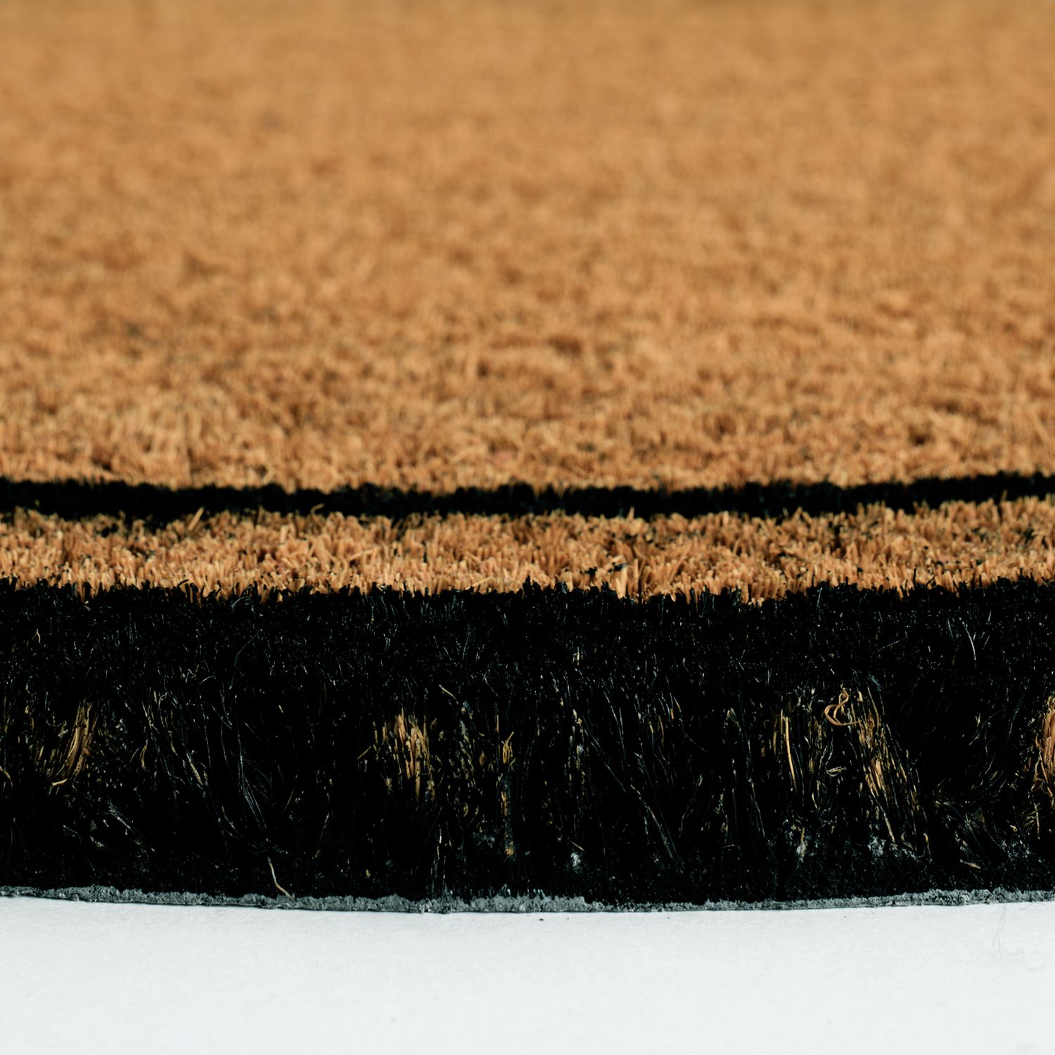 Argos Home half moon coir doormat 40x60cm, imported from the UK