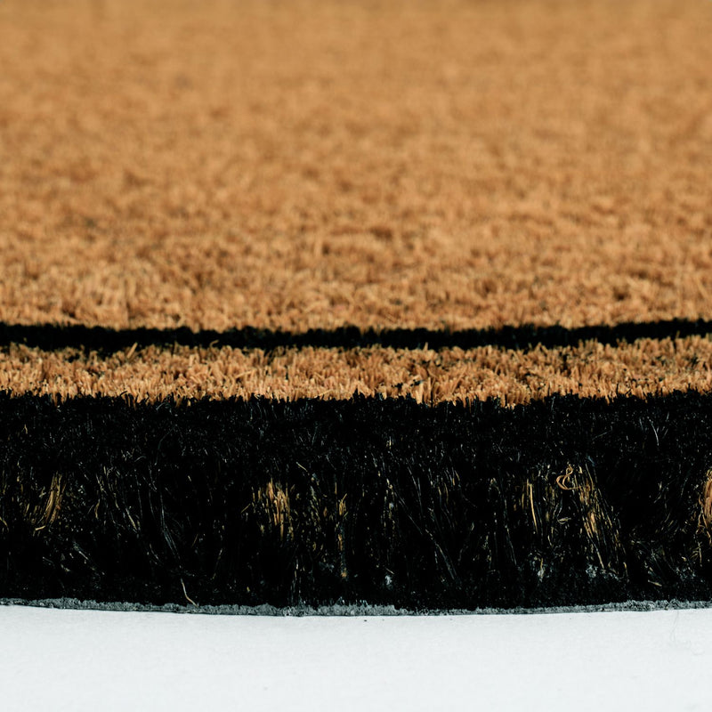 Argos Home half moon coir doormat 40x60cm, imported from the UK