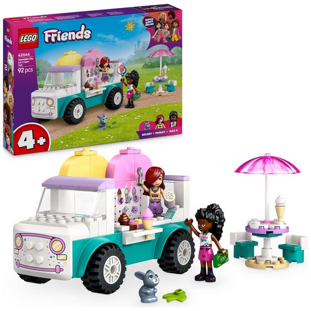LEGO Friends Heartlake City Ice Cream Van building toy 92 pieces - British product